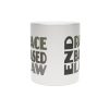 Metallic Mug (SilverGold) - END RACE BASED LAW - Greys - Image 2