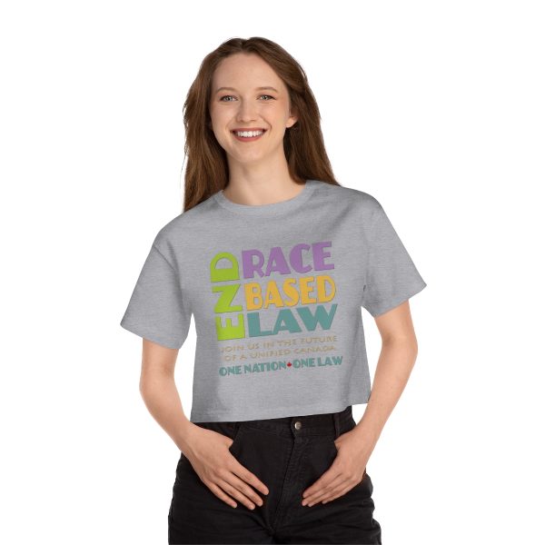 Champion Women's Heritage Cropped T-Shirt - END RACE BASED LAW Canada - Pastels - Image 12