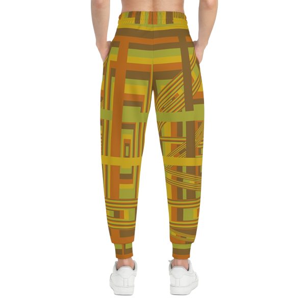Athletic Joggers (AOP) - END RACE BASED LAW - Earth Tones - Geometric BG - Image 28