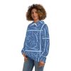 Fashion Hoodie (AOP) - Q Blue - Blue BG - Image 16