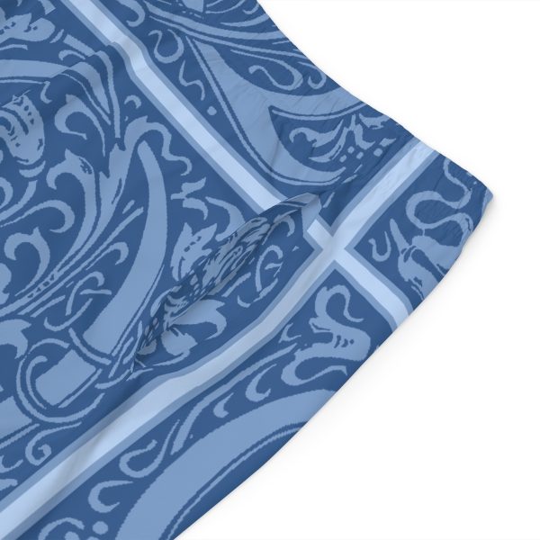 Men's Board Shorts (AOP) - Q Blue - Blue BG - Image 31