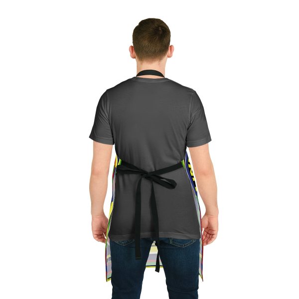 Apron (AOP) - Unity4Canada - Multi Coloured - Geometric BG - Image 5