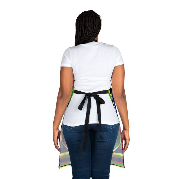 Apron (AOP) - Unity4Canada - Multi Coloured - Geometric BG - Image 2