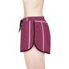 Women's Relaxed Shorts (AOP) - Q Wine - Dark Wine BG - Image 6