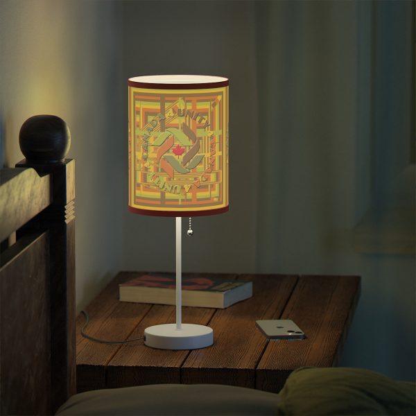 Lamp on a Stand, US|CA plug - Unity4Canada -  Earth Tones - Geometric BG - Image 30