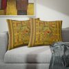 Pillow Sham - Unity4Canada -  Earth Tones - Geometric BG - Image 5
