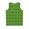 Basketball Jersey (AOP) - Unity4Earth - YellowOrange - Green BG - Image 3