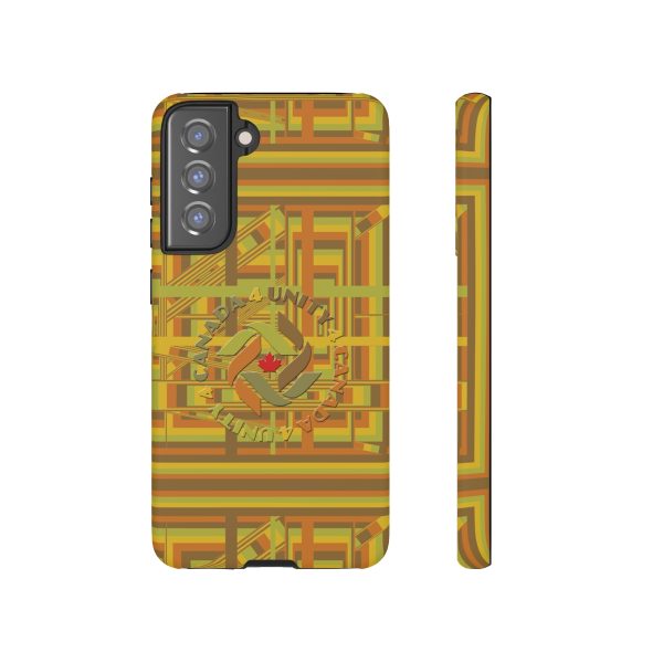 Tough Cases - END RACE BASED LAW - Earth Tones - Geometric BG - Image 151