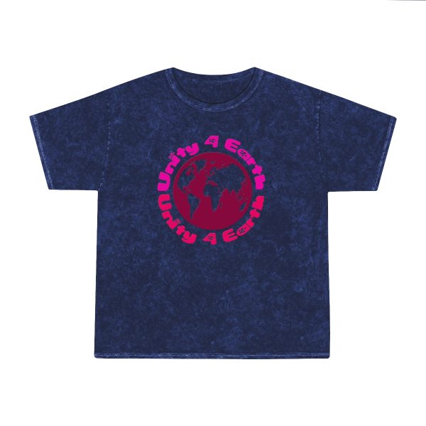 Unisex Mineral Wash T-Shirt - Unity4Earth - Pinks - Image 13