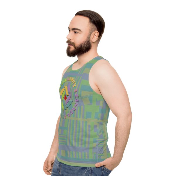 Unisex Tank Top (AOP) - END RACE BASED LAW - Pastels - Image 6