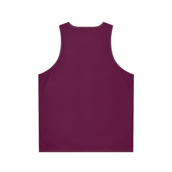 Unisex Tank Top (AOP) - END RACE BASED LAW - Pinks Caldera - Purple BG - Image 3