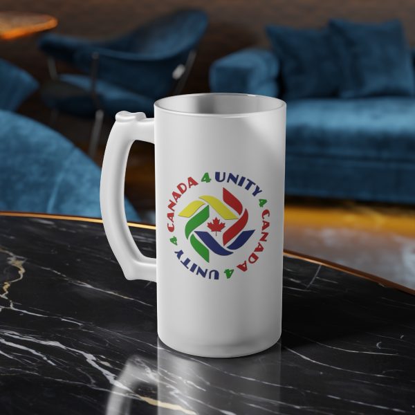 Frosted Glass Beer Mug - Unity4Canada - Crayon Colours - Image 7