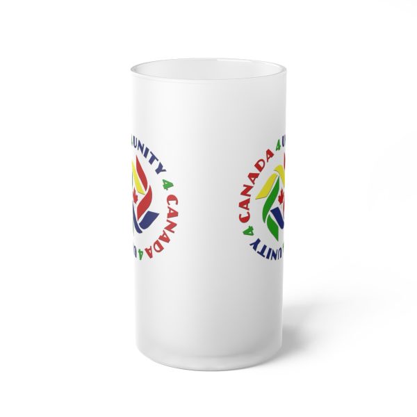 Frosted Glass Beer Mug - Unity4Canada - Crayon Colours - Image 2