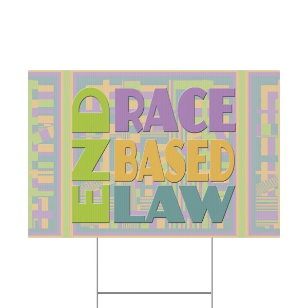 Plastic Yard Sign - Unity4Canada - Pastels - Image 8