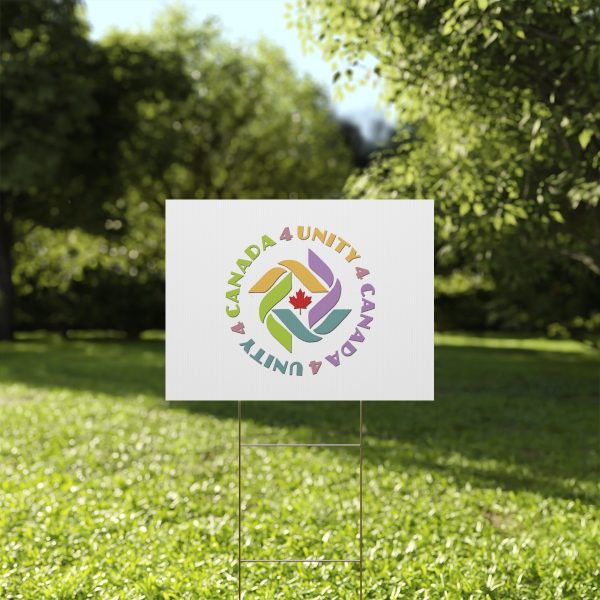 Plastic Yard Sign - Unity4Canada - Pastels - Image 17