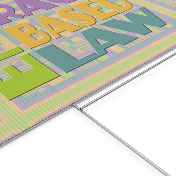 Plastic Yard Sign - Unity4Canada - Pastels - Image 16