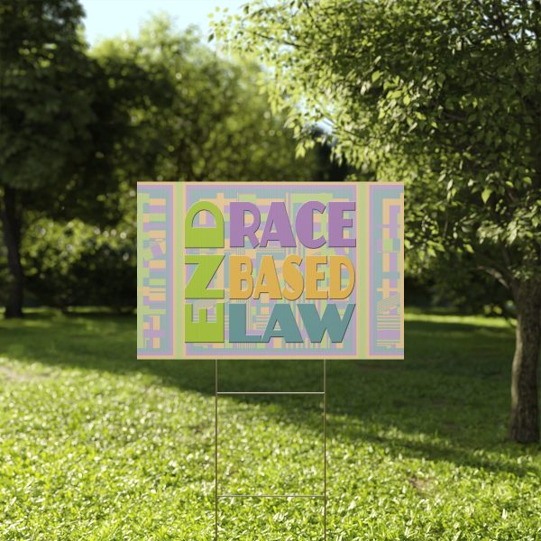 Plastic Yard Sign - Unity4Canada - Pastels - Image 6