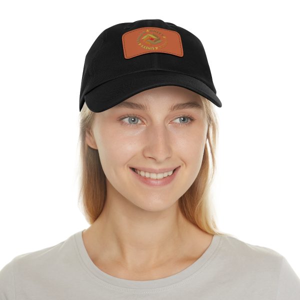 Dad Hat with Leather Patch (Rectangle) - Unity4Canada -  Earth Tones - Image 74