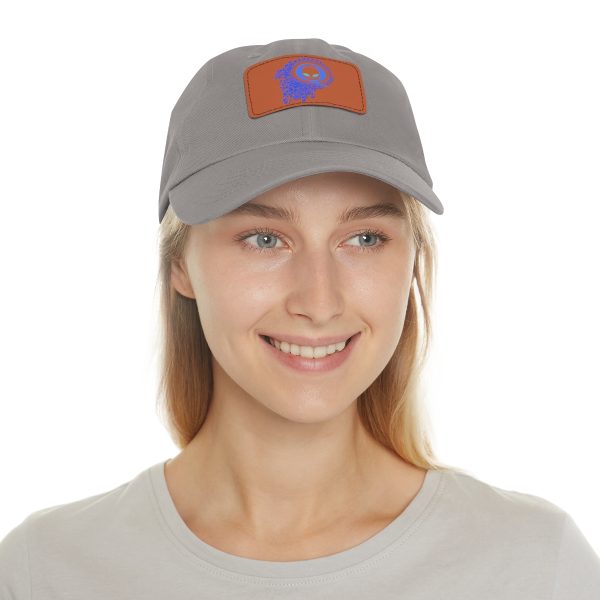 Dad Hat with Leather Patch (Rectangle) - Q Splash - Image 158