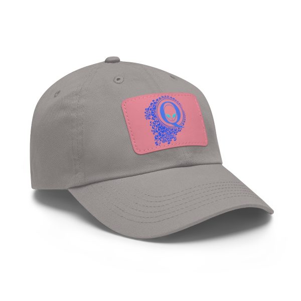 Dad Hat with Leather Patch (Rectangle) - Q Splash - Image 163