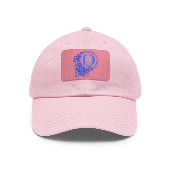 Dad Hat with Leather Patch (Rectangle) - Q Splash - Image 2