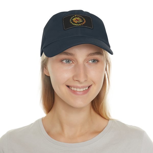 Dad Hat with Leather Patch (Rectangle) - Unity4Canada -  Earth Tones - Image 95