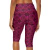 Yoga Capri Leggings (AOP) - Unity4Earth - Pinks - Image 4