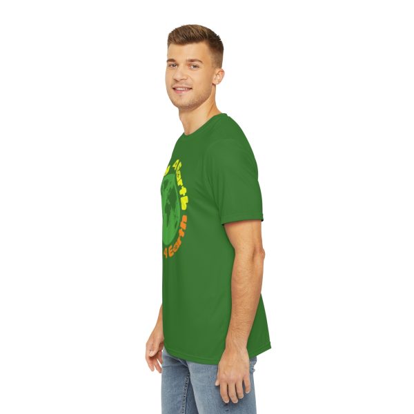 Men's Polyester Tee (AOP) - Unity4Earth - YellowOrange - Image 6