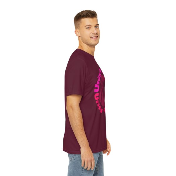 Men's Polyester Tee (AOP) - Unity4Earth - Pinks - Image 6