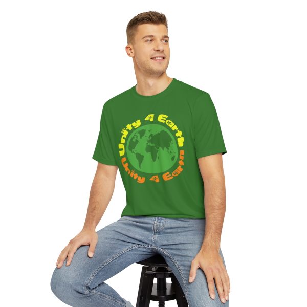 Men's Polyester Tee (AOP) - Unity4Earth - YellowOrange