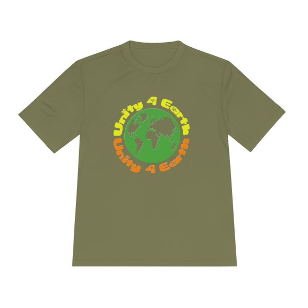 Unisex Moisture Wicking Tee - Unity4Earth - YellowOrange - Image 25