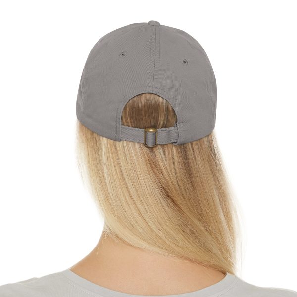 Dad Hat with Leather Patch (Round) - Unity4Canada - Pastels - Image 146