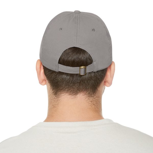 Dad Hat with Leather Patch (Round) - Unity4Canada - Pastels - Image 147