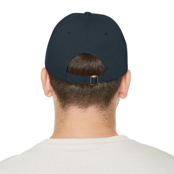 Dad Hat with Leather Patch (Round) - Unity4Canada - Pastels - Image 98