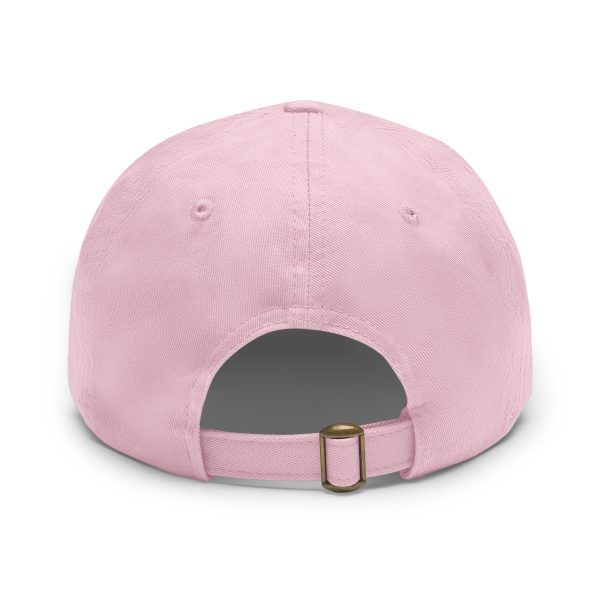 Dad Hat with Leather Patch (Round) - Unity4Canada - Pastels - Image 122