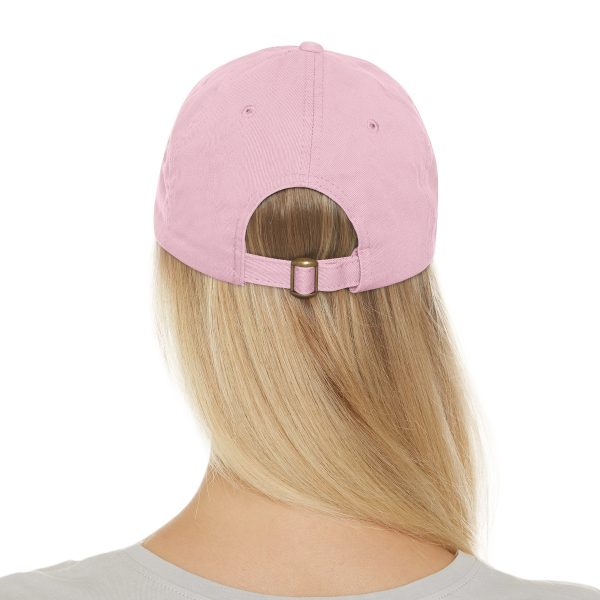 Dad Hat with Leather Patch (Round) - Unity4Canada - Pastels - Image 132