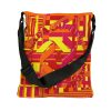 Adjustable Tote Bag (AOP) - Unity4Canada - Sunset Colours - Geometric BG - Image 4