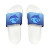 Women's PU Slide Sandals - They're Here - Gradient Blue BG - Image 5