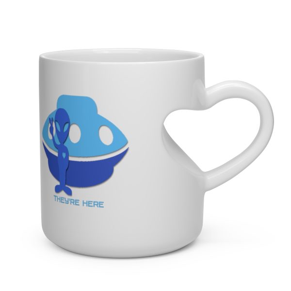 Heart Shape Mug - They're Here