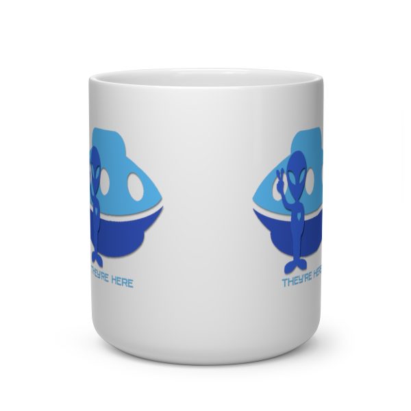 Heart Shape Mug - They're Here - Image 2
