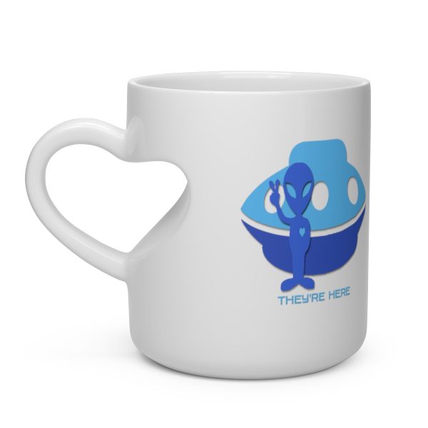 Heart Shape Mug - They're Here - Image 3