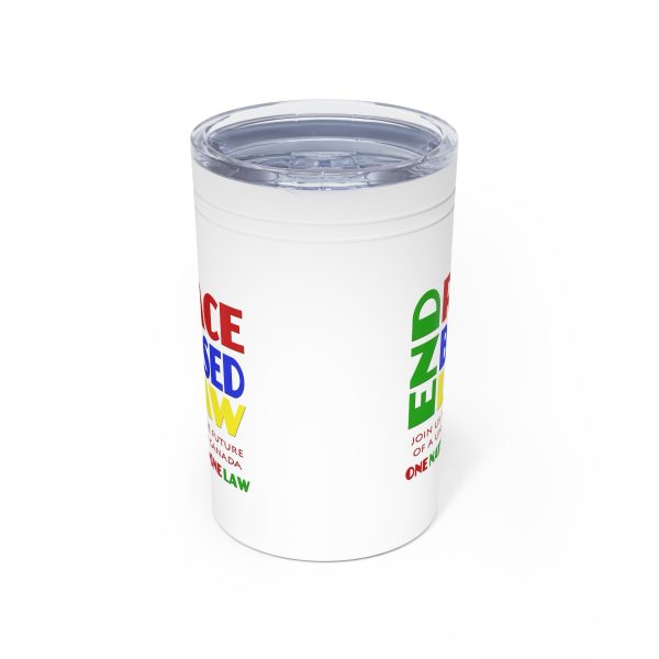 Vacuum Insulated Tumbler, 11oz - END RACE BASED LAW Canada - Crayon Colours - Image 10