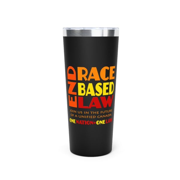 Copper Vacuum Insulated Tumbler, 22oz- END RACE BASED LAW  Canada- Sunset Colours - Image 7