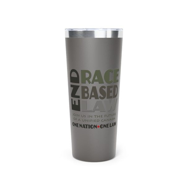 Copper Vacuum Insulated Tumbler, 22oz - END RACE BASED LAW  Canada- Greys - Image 12