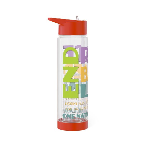 Infuser Water Bottle - END RACE BASED LAW Canada - Pastels - Image 8