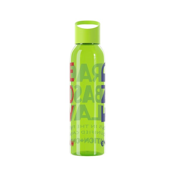 Sky Water Bottle - END RACE BASED LAW Canada - Blue Red - Image 7