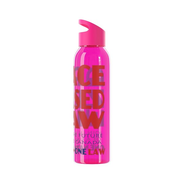 Sky Water Bottle - END RACE BASED LAW Canada - Blue Red - Image 14
