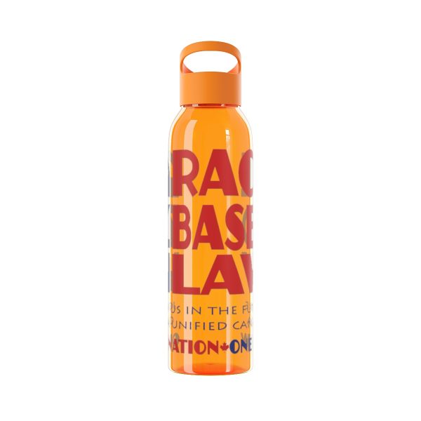 Sky Water Bottle - END RACE BASED LAW Canada - Blue Red - Image 21