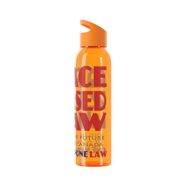 Sky Water Bottle - END RACE BASED LAW Canada - Blue Red - Image 24