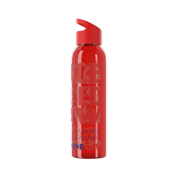 Sky Water Bottle - END RACE BASED LAW Canada - Blue Red - Image 29